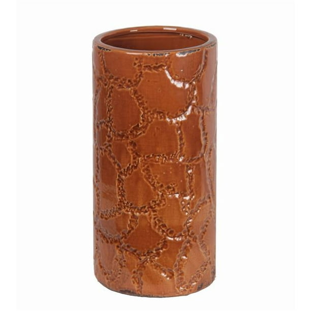 Small Privilege International 86026 Ceramic Vase Giraffe Pattern 